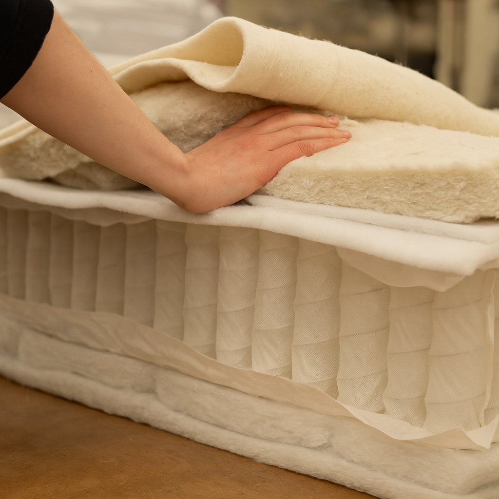 Organic 3000 Air Suspension Pocket Spring Wool & Cotton Mattress